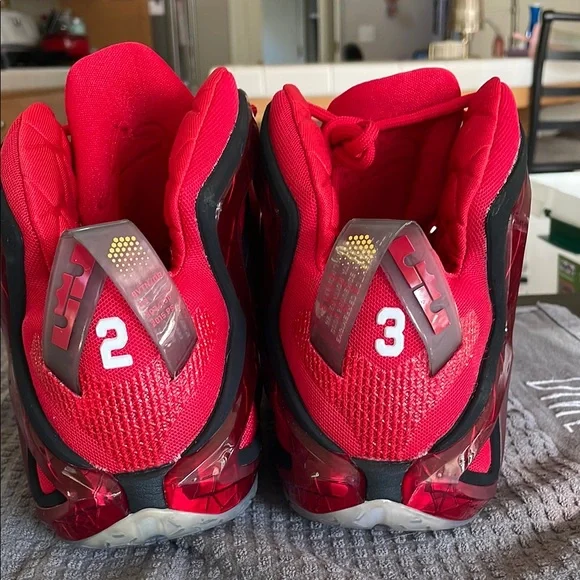 Nike Zoom Lebron XII 12 Elite Team University Red 724559-618 Sz 13 - Picture 4 of 7